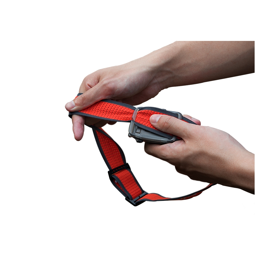 Fenix HL16V2BLK - LED Челник LED/3xAAA IP66 450 lm 200 ч. черен/оранжев