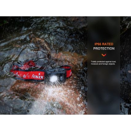 Fenix HL16V2PIN - LED Челник LED/3xAAA IP66 450 lm 200 ч. розов