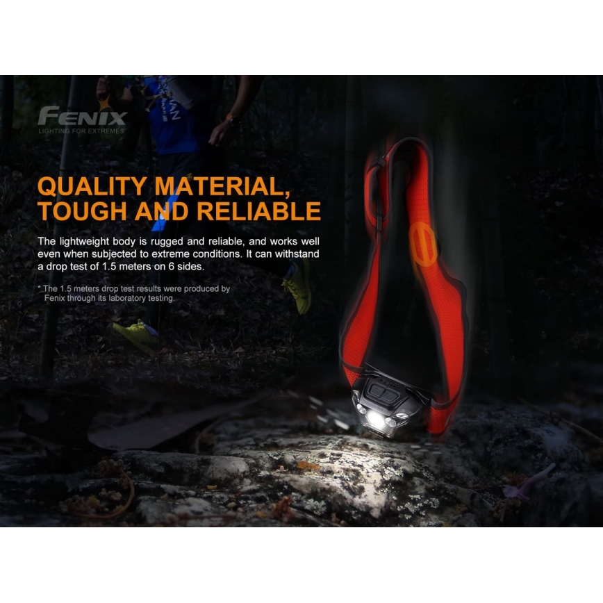 Fenix HL18RTRAIL - LED Акумулаторен челник LED/3xAAA IP66 500 lm 300 ч