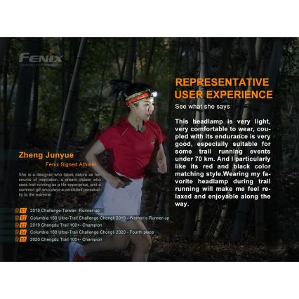 Fenix HL18RTRAIL - LED Акумулаторен челник LED/3xAAA IP66 500 lm 300 ч