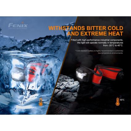 Fenix HL18RTRAIL - LED Акумулаторен челник LED/3xAAA IP66 500 lm 300 ч