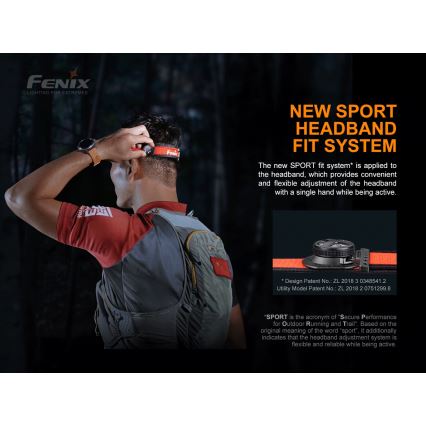 Fenix HL18RTRAIL - LED Акумулаторен челник LED/3xAAA IP66 500 lm 300 ч