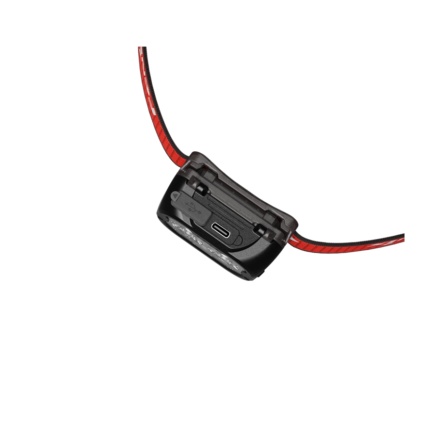 Fenix HL18RTV20BLC - LED регулируема презареждаема челна лампа LED/USB/3xAAA IP66 800 лм 160 ч 1900 mAh черно/оранжево