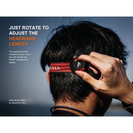 Fenix HL18RTV20WHT - LED Димируем акумулаторен челник LED/USB IP66 800 лъскав 160 h бял/черен