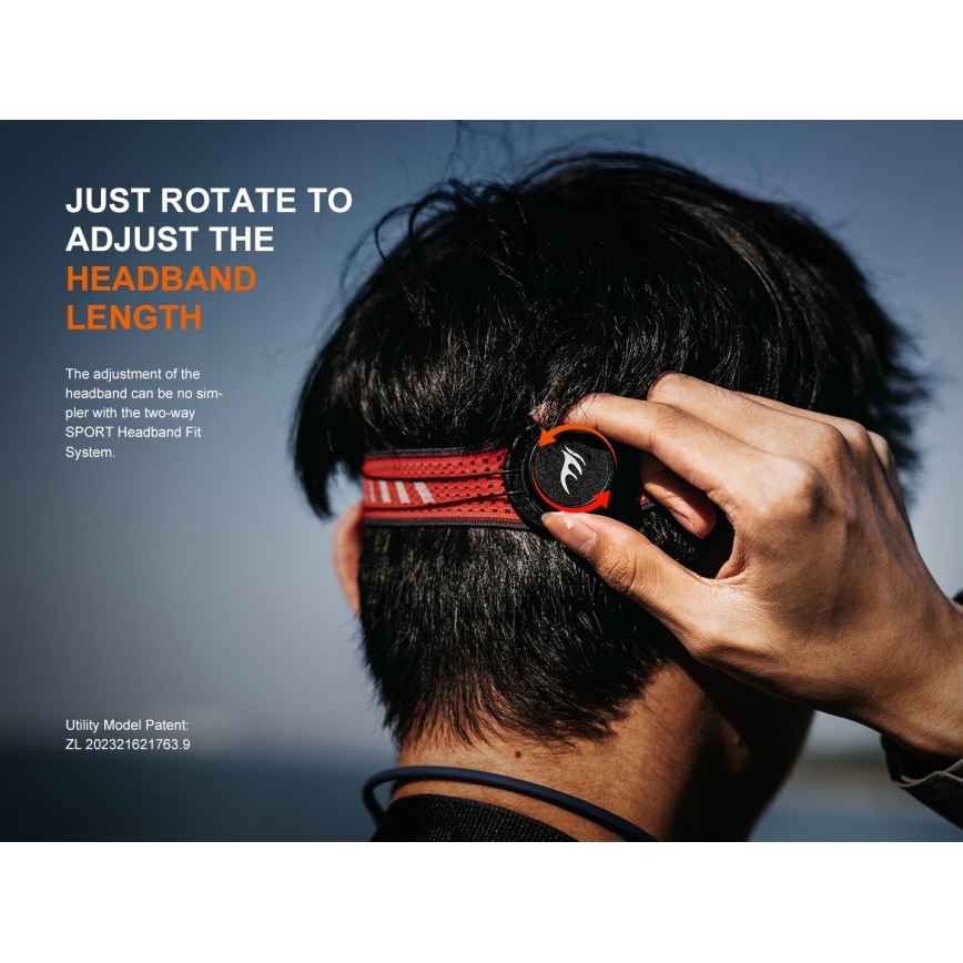 Fenix HL18RTV20WHT - LED Димируем акумулаторен челник LED/USB IP66 800 лъскав 160 h бял/черен