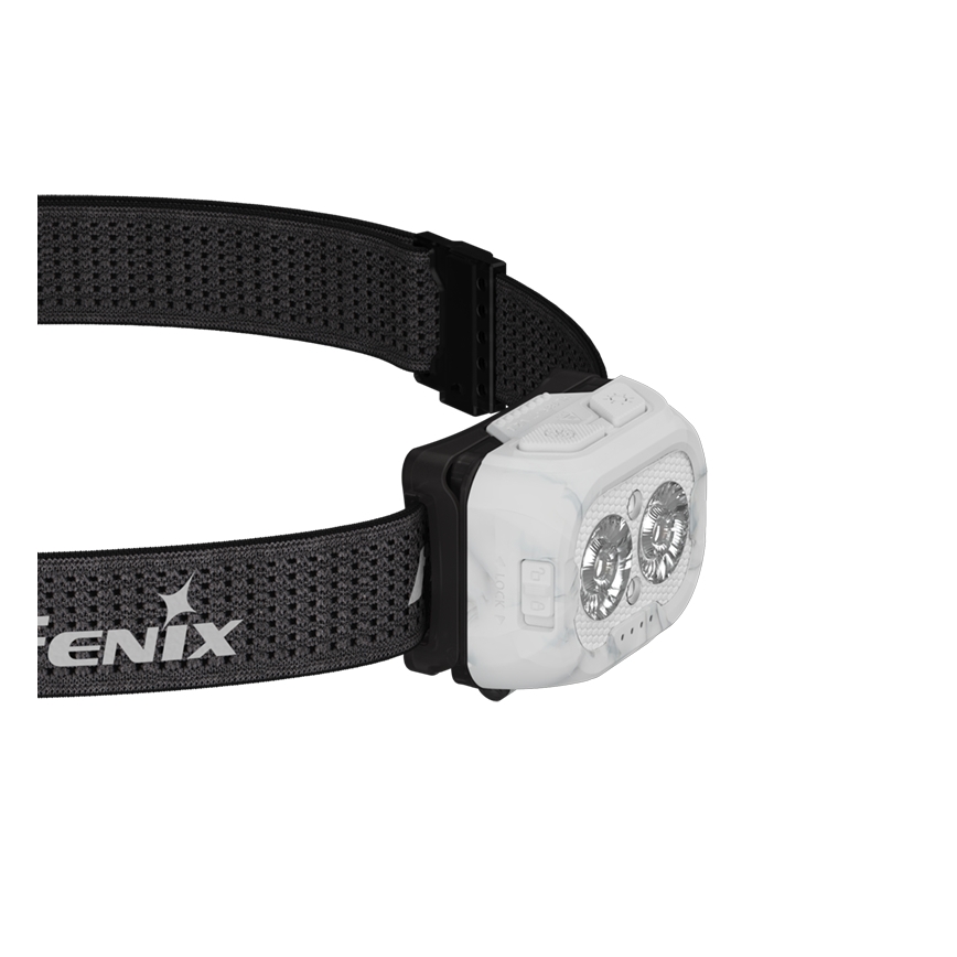 Fenix HL18RTV20WHT - LED Димируем акумулаторен челник LED/USB IP66 800 лъскав 160 h бял/черен