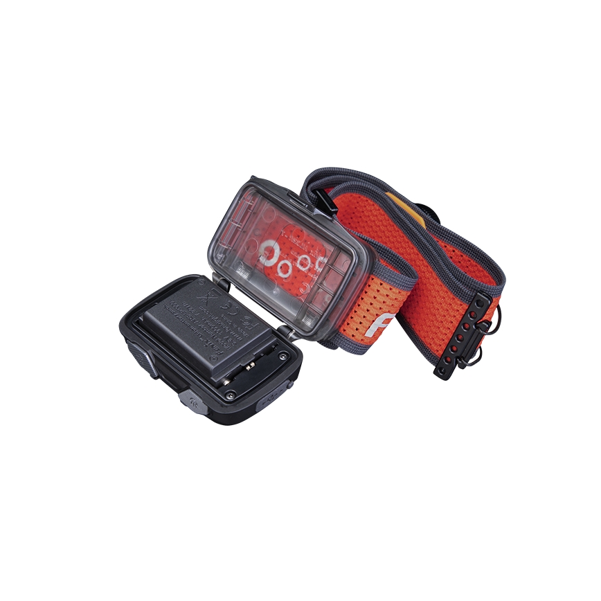 Fenix HL32RTBLCK - LED Акумулаторен челник LED/USB/3xAAA IP66 800 лъскав 300 h 1900 mAh черен/оранжев