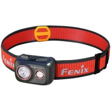 Fenix HL32RTBLCK - LED Акумулаторен челник LED/USB IP66 800 lm 300 ч. черен/оранжев