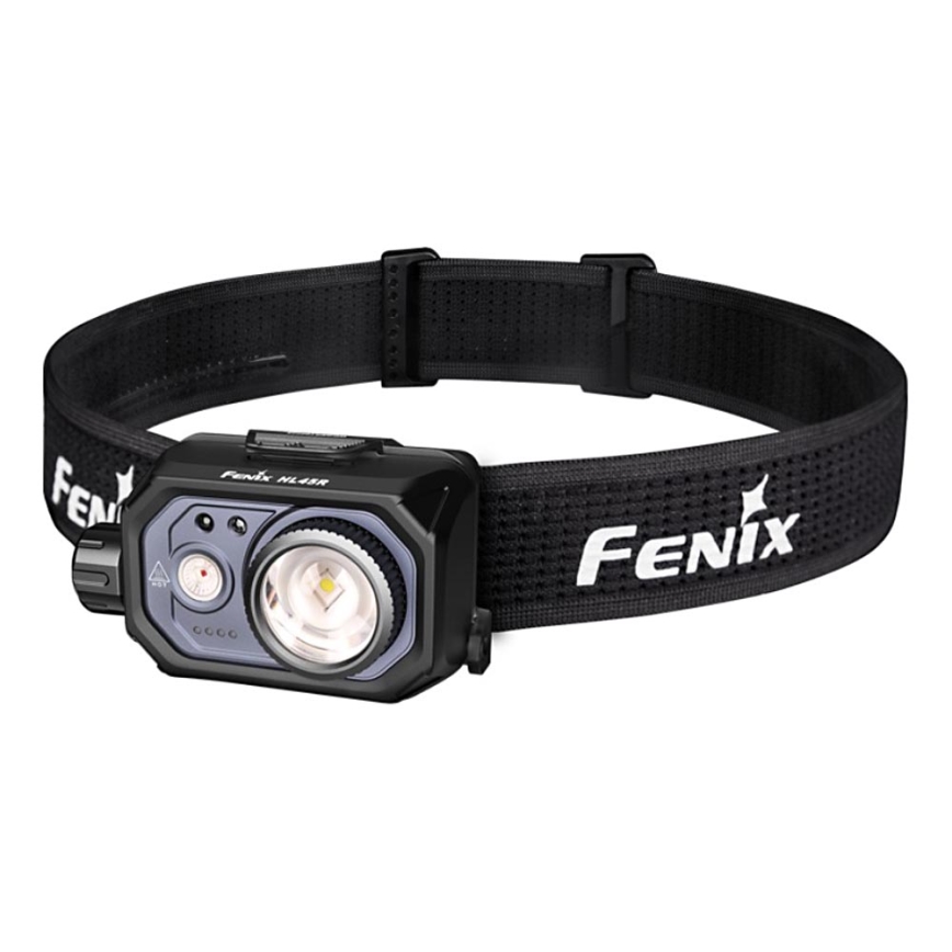 Fenix HL45R - LED Димируем акумулаторен фокусиране челник LED/USB IP66 1000 лъскав 240 h черен