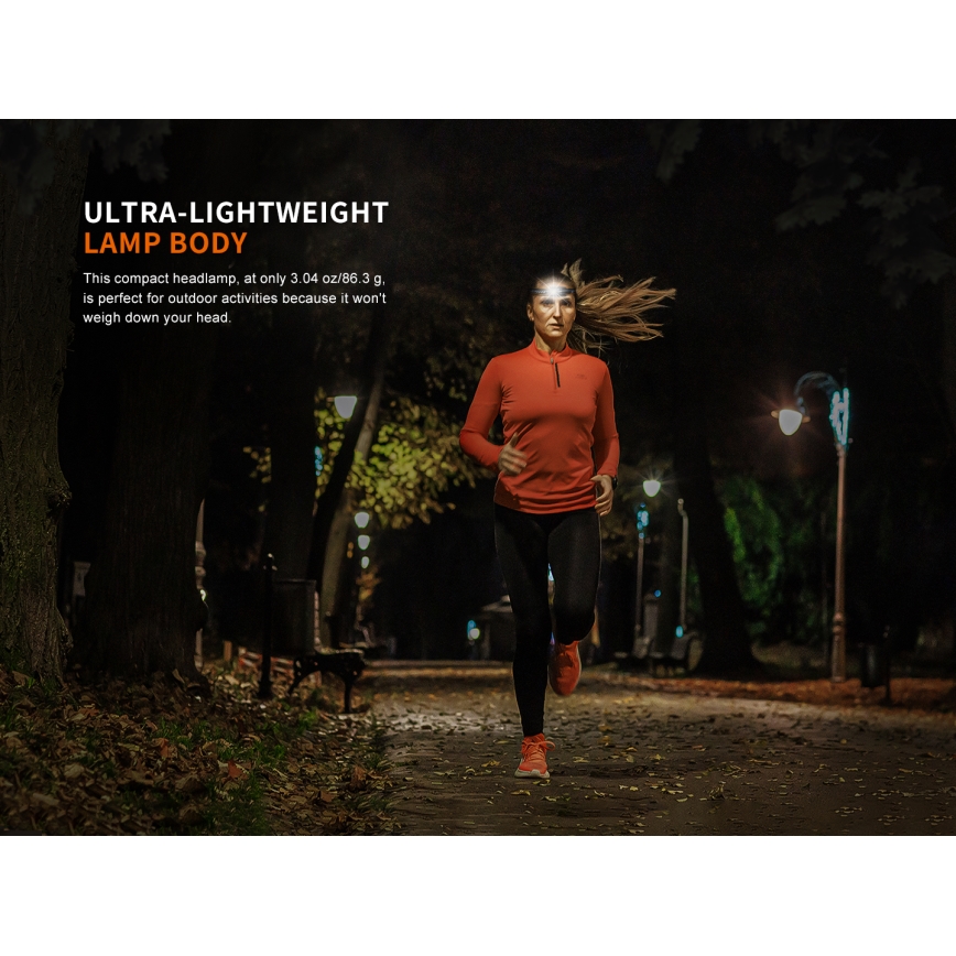 Fenix HM23V20 - LED Димируем челник LED/1xAA IP68 300 lm 100 h