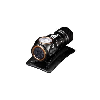 Fenix HM51RV30 - LED челник с регулируема яркост, презареждаем LED/USB/1xCR123A 950 mAh IP68 860 lm 125 h оранжев