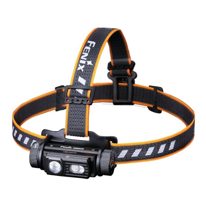 Fenix HM60R - LED Димируем акумулаторен челник 4xLED/USB/2xCR123A IP68 1300 лъскав 300 h 3400 mAh