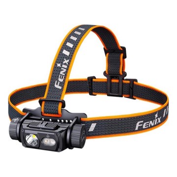Fenix HM60RV20 - димируема презареждаема челна лампа LED/USB 4000 mAh IP68 1600 lm 292 ч оранжева