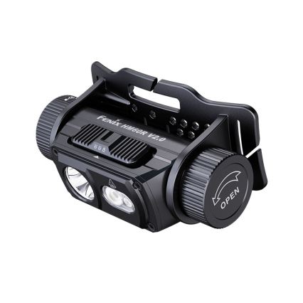 Fenix HM60RV20 - димируема презареждаема челна лампа LED/USB 4000 mAh IP68 1600 lm 292 ч оранжева