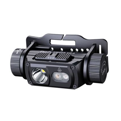 Fenix HM60RV20 - димируема презареждаема челна лампа LED/USB 4000 mAh IP68 1600 lm 292 ч оранжева