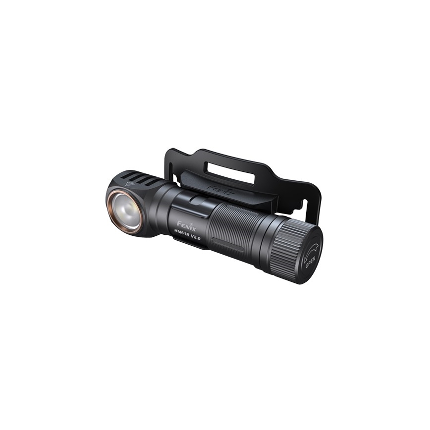 Fenix HM61RV20 - LED Акумулаторен челник LED/USB/2xCR123A IP68 1600 lm 300 h 3400 mAh