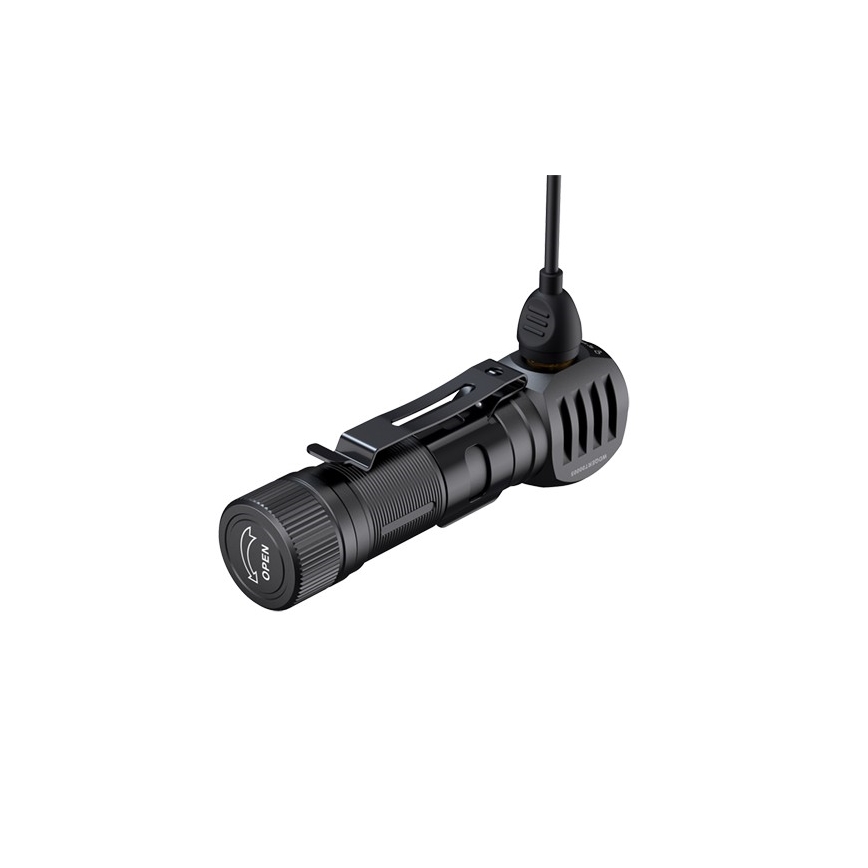 Fenix HM61RV20 - LED Акумулаторен челник LED/USB/2xCR123A IP68 1600 lm 300 h 3400 mAh