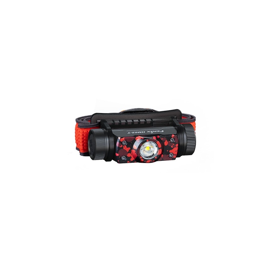 Fenix HM62TMGM - LED Димируем акумулаторен челник LED/USB IP68 1200 лъскав 280 h 3400 mAh