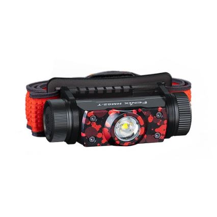 Fenix HM62TMGM - LED Димируем акумулаторен челник LED/USB IP68 1200 лъскав 280 h 3400 mAh