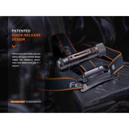 Fenix HM71R - LED Акумулаторен челник LED/USB IP68 2700 лъскав 400 h 5000 mAh