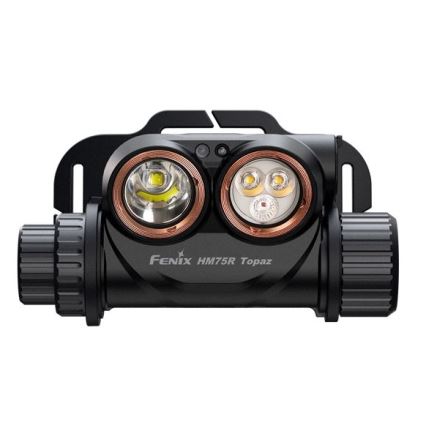 Fenix HM75RTOPAZ - LED Димируем акумулаторен челник LED/USB IP68 1600 лъскав 210 h 4000 mAh