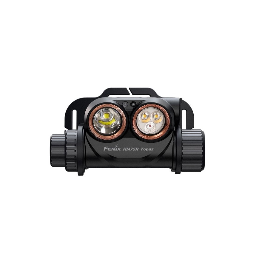 Fenix HM75RTOPAZ - LED Димируем акумулаторен челник LED/USB IP68 1600 лъскав 210 h 4000 mAh