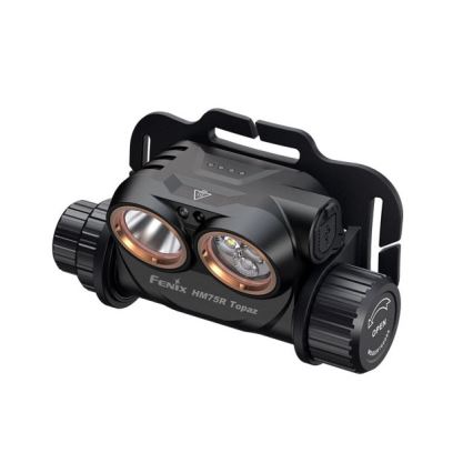 Fenix HM75RTOPAZ - LED Димируем акумулаторен челник LED/USB IP68 1600 лъскав 210 h 4000 mAh