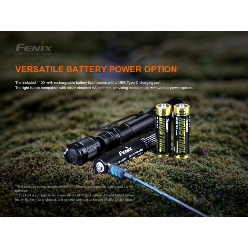 Fenix LD22V20 - LED Акумулаторно фенерче LED/USB IP66 800 lm 220 ч