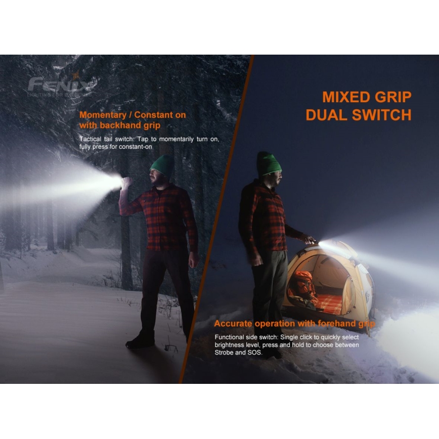 Fenix LD22V20 - LED Акумулаторно фенерче LED/USB IP66 800 lm 220 ч