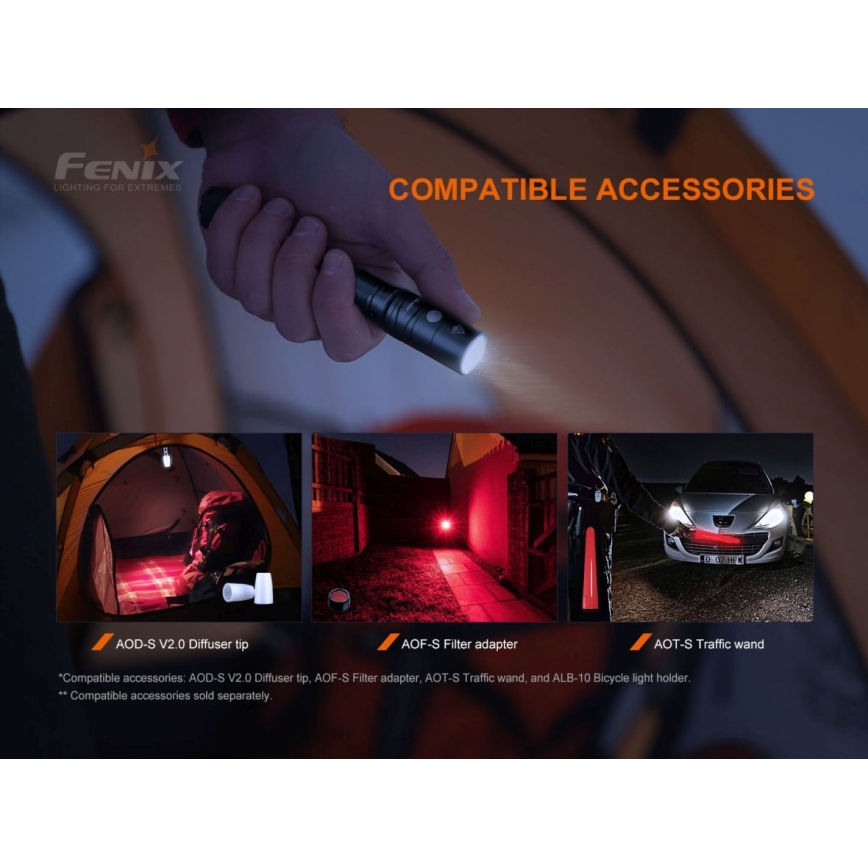 Fenix LD22V20 - LED Акумулаторно фенерче LED/USB IP66 800 lm 220 ч