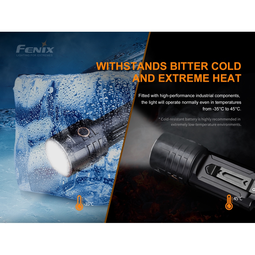 Fenix LR35R - LED Акумулаторно фенерче 6xLED/2x21700 IP68 10000 lm 80 ч