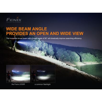 Fenix LR35R - LED Акумулаторно фенерче 6xLED/2x21700 IP68 10000 lm 80 ч