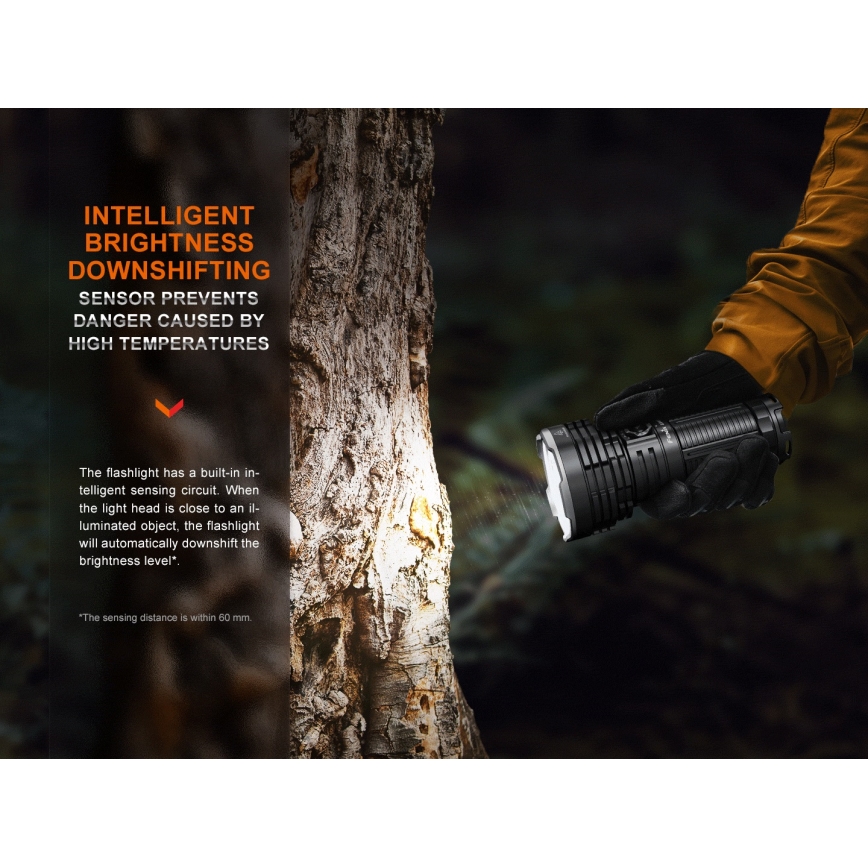 Fenix LR40RV20 - LED Акумулаторно фенерче LED/USB IP68 15000 lm 177 ч.