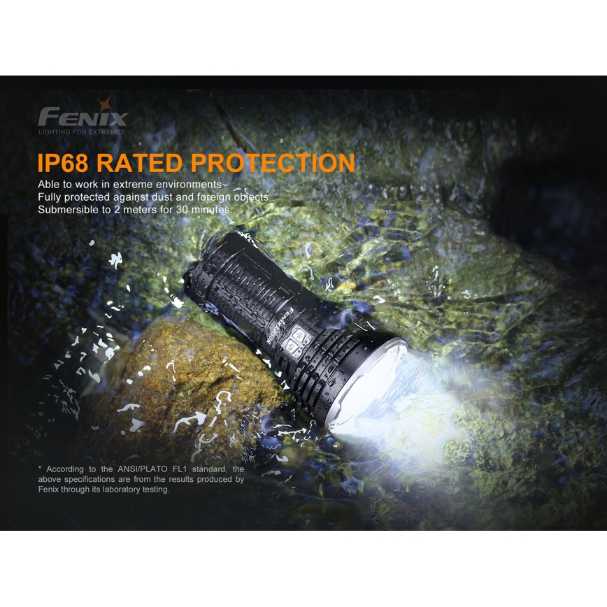 Fenix LR50R - LED Акумулаторно фенерче 4xLED/USB IP68 12000 lm 58 ч