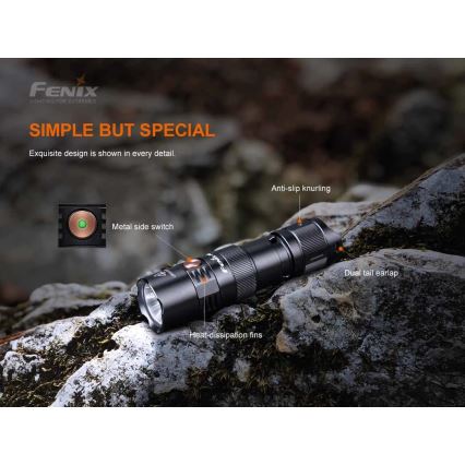 Fenix PD25R - LED Акумулаторно фенерче LED/USB/1xCR123A IP68 800 lm 70 h 700 mAh