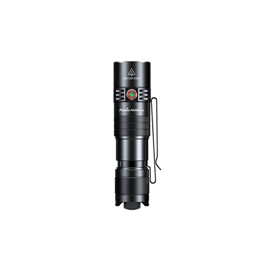 Fenix PD26RACE - регулируем акумулаторен LED фенер LED/USB 1600 mAh IP68 1300 lm 556 ч черен