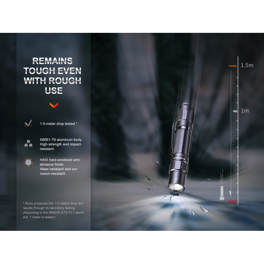 Fenix PD35R - LED Акумулаторно фенерче LED/USB/2xCR123A IP68 1700 lm 100 h 3400 mAh