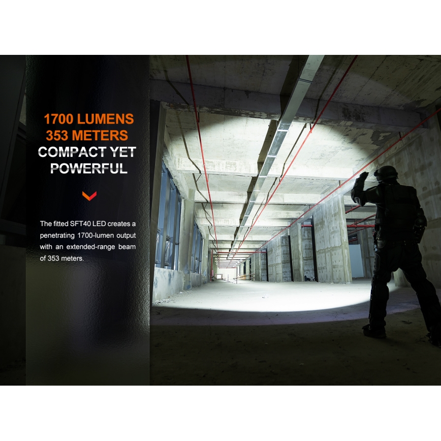 Fenix PD35R - LED Акумулаторно фенерче LED/USB IP68 1700 lm 100 ч.