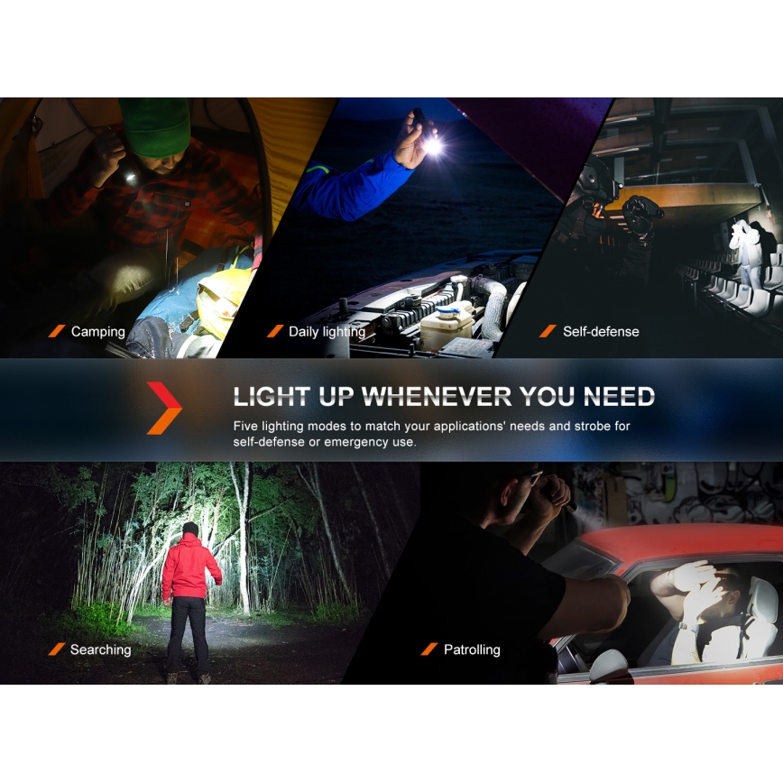 Fenix PD35R - LED Акумулаторно фенерче LED/USB IP68 1700 lm 100 ч.