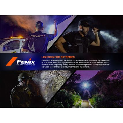 Fenix PD36RACE - димиращ презареждаем LED/USB фенер, 5000 mAh, IP68, 3000 лм, 63,45 ч, черен