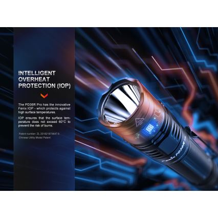 Fenix PD36RPRO - LED Тактическо акумулаторно фенерче LED/USB IP68 2800 lm 42 h 5000 mAh