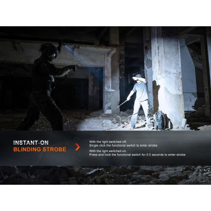 Fenix PD36RPRO - LED Тактическо акумулаторно фенерче LED/USB IP68 2800 lm 42 h 5000 mAh