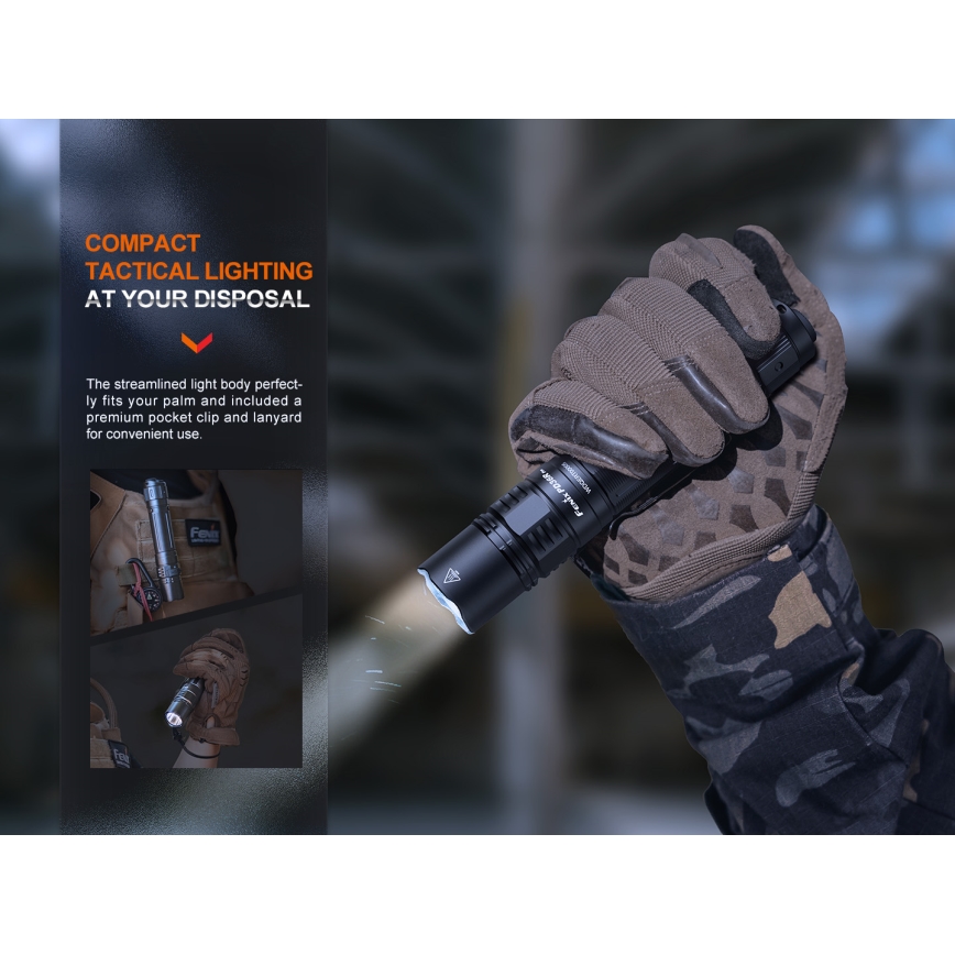 Fenix PD36RPRO - LED Тактическо акумулаторно фенерче LED/USB IP68 2800 lm 42 h 5000 mAh