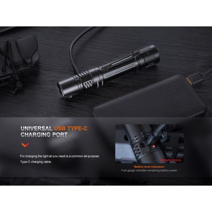 Fenix PD36RPRO - LED Тактическо акумулаторно фенерче LED/USB IP68 2800 lm 42 h 5000 mAh
