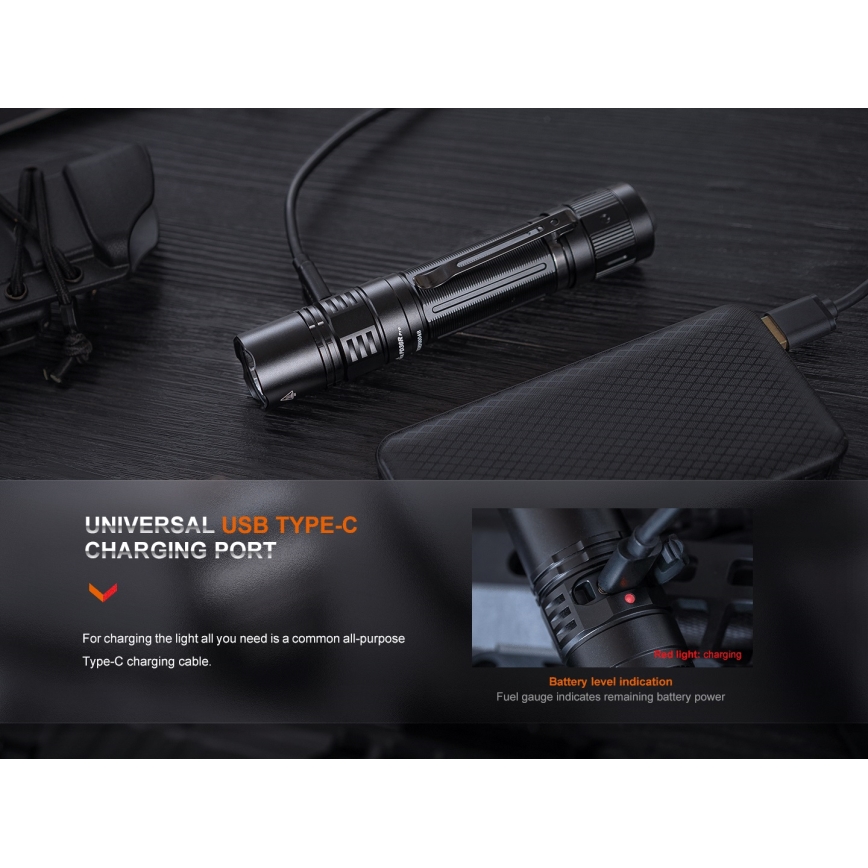 Fenix PD36RPRO - LED Тактическо акумулаторно фенерче LED/USB IP68 2800 lm 42 h 5000 mAh