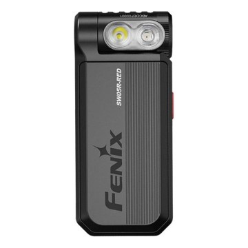 Fenix SW05RREDBLC - LED Димируем акумулаторен фенер LED/USB IPX6 150 lm 49 h черен