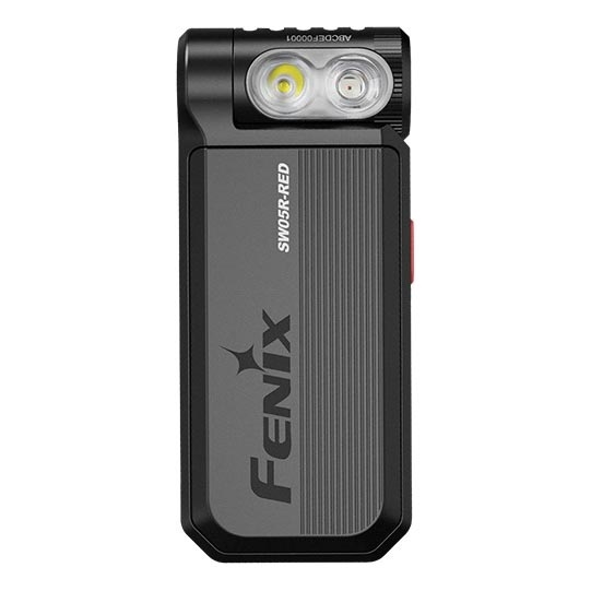 Fenix SW05RREDBLC - LED Димируем акумулаторен фенер LED/USB IPX6 150 lm 49 h черен