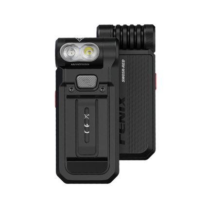 Fenix SW05RREDBLC - LED Димируем акумулаторен фенер LED/USB IPX6 150 lm 49 h черен