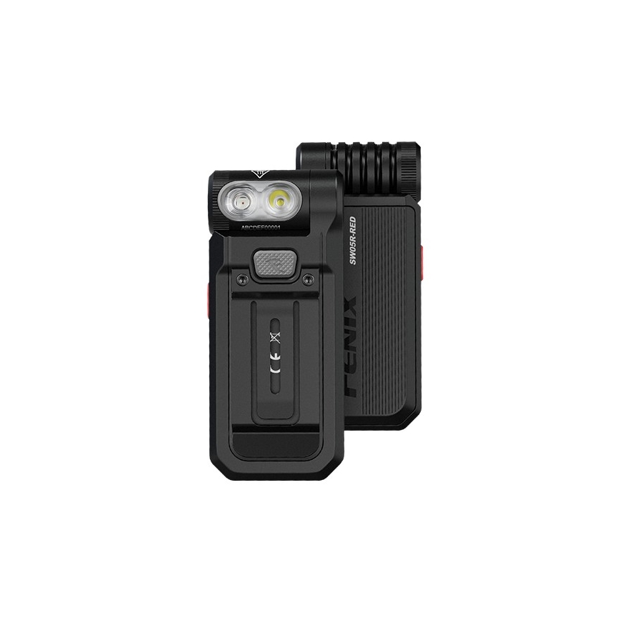 Fenix SW05RREDBLC - LED Димируем акумулаторен фенер LED/USB IPX6 150 lm 49 h черен