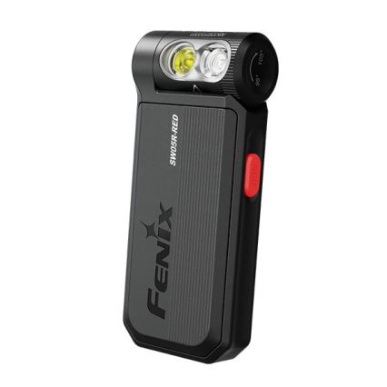 Fenix SW05RREDBLC - LED Димируем акумулаторен фенер LED/USB IPX6 150 lm 49 h черен